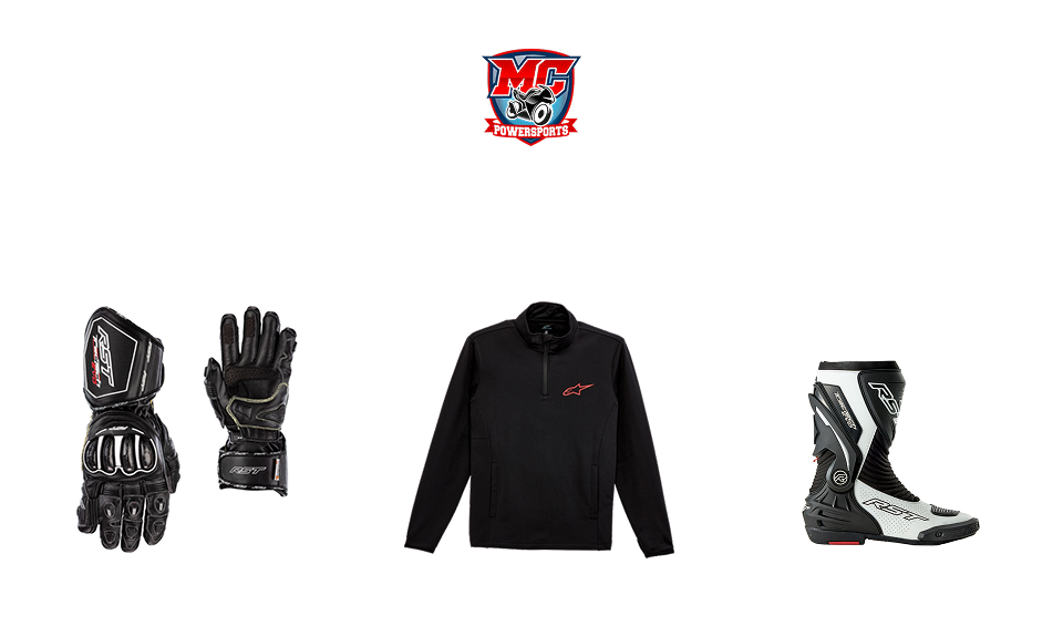 Checking motorcycle gear for wear and tear