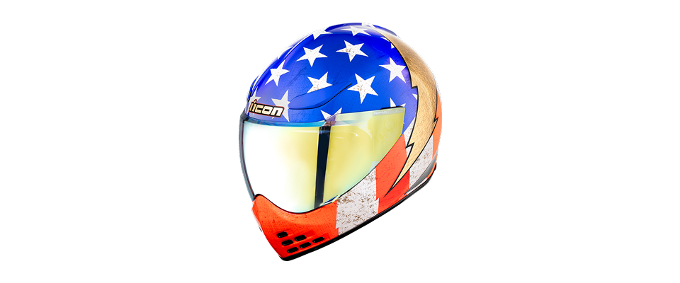 Icon Domain Limited Edition Amerikarma Helmet
